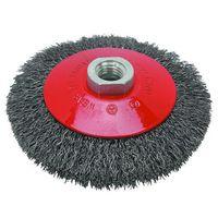 national abrasives national abrasives 100mm m14 crimped power wheel br ...