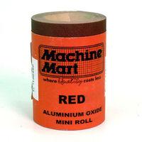 national abrasives red aluminium oxide paper 5m roll 80 grit