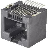 N/A Socket, horizontal mount Modular jacks Black