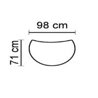 Naples Curved Footstool [207]