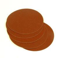 National Abrasives Alu. Oxide Hook & Loop 125mm Sanding Discs - Plain, Fine