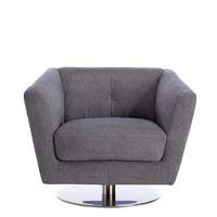 Natuzzi Gino Swivel Chair, Choice Of Fabric