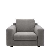 Natuzzi Durrant Armchair, Ligure Grigio