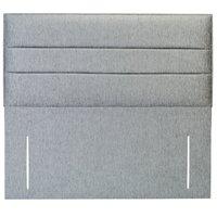 Naples Floor Standing Headboard - Small Double - Faux Suede Coffee