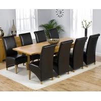 Napoli 150cm Solid Oak Extending Dining Table with Kingston Chairs