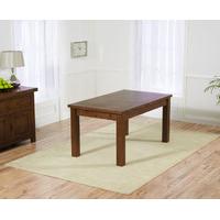 Napoli 150cm Dark Solid Oak Extending Dining Table