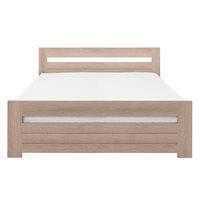 naturela hazelnut oak effect double bed