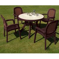 Nardi Toscana Bistro Table & 4 Chairs