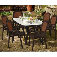 Nardi Toscana Rectangular Table & 6 Chairs