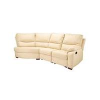 napoli leather left hand recliner corner