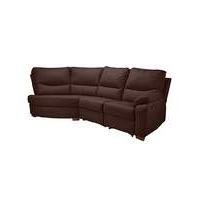 Napoli Leather Left Hand Recliner Corner