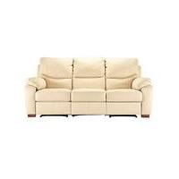 Napoli Leather 3 Seater Recliner Sofa