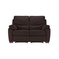 Napoli Leather Two Seater Recliner Sofa