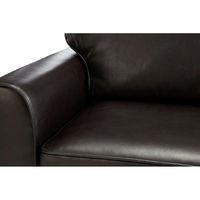 naples leather sofa bed brown