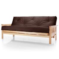 nashville futon louisa chocolate supreme mattress