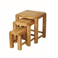 Nancy Nest of 3 Tables In Solid Acacia Wood