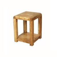 Nancy End Table Square In Solid Acacia Wood