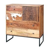 Natural Look Chest Of Drawers In Mango Wood