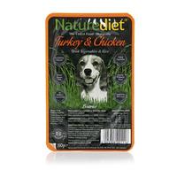 Naturediet Dog Food Turkey and Chicken with Vegetables and Rice Tray 390g