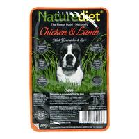 Naturediet Dog Food Chicken and Lamb with Vegetables and Rice Tray 390g