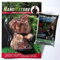 nanonature fiery red rocks set 5 rocks 3 litres naturesoil brown fine