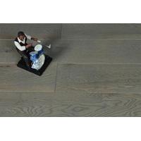 Natural Engineered Oak Click Sahara Grey Brushed UV Lacquered 14/3mm By 190mm By 400-1500mm