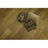 Natural Engineered Flooring Oak Smoked Brushed UV Oiled 20/6mm By 180mm By 1900mm