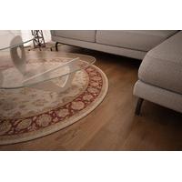 Natural Engineered Oak Smoked Brushed UV Oiled 14/3mm By 190mm By 400-1500mm