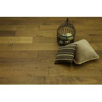 Natural Engineered Oak Click Smoked Brushed UV Oiled 14/3mm By 150mm By 400-1500mm