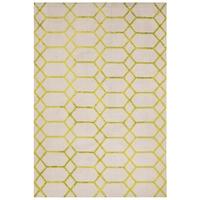 Naxos Fennel Green & Grey Modern Geometric Rug 160x230