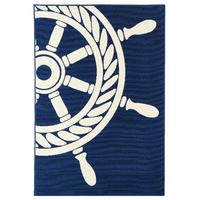 navy blue coastal boat wheel outdoor rug floorit 160x230