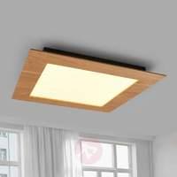 Natural LED panel Deno with wood