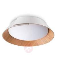 natural looking led ceiling light nonagon