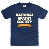 national apathy society kids t shirt