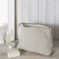 Natural Large Wash Bag