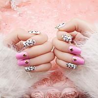 nail a piece of finished products the bride fake nails fake nails pink ...