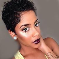 natural wavy short human hair wigs for black woman