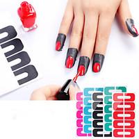 Nail Polish Nail Edge Gradient Printing Adhesive Spill-proof Tear Stick Color Random 1Pcs