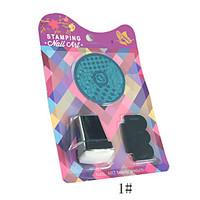 nail art stamper scraper set diy polish transfer stamp manicure stampi ...