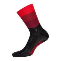 Nalini Blue Socks - Black/Red - L/XL