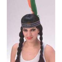 Native American Headband with Feathers