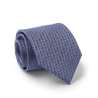 Navy Lilac Paisley Silk Tie - Savile Row