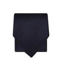 Navy Micro Check 100% Silk Tie