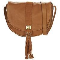 nat et nin alba womens shoulder bag in brown