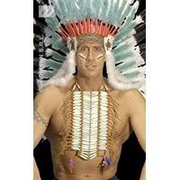 Native Indian Warrior Breastplate Accessory For Fancy Dress