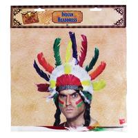 native american inspired headdress multi coloured sitting bull