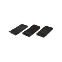 Naturana 30mm plain black two hook bra fastening extenders - 3 pack - Black