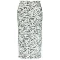 Nancy Dee Joni Floral Motif Pencil Skirt