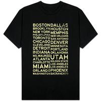 National Basketball Association Cities Vintage Style