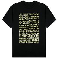 National Hockey League Cities Vintage Style